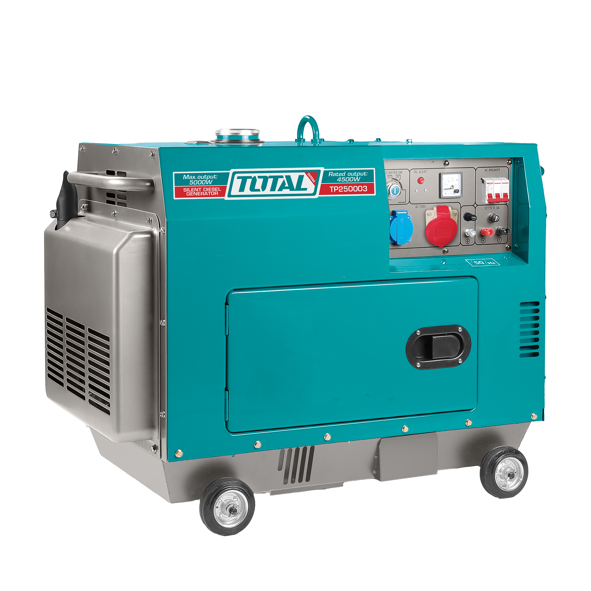 GENERADOR diésel insonorizado 5.0 kW - Trifásico TP250003 | 5.0 kW