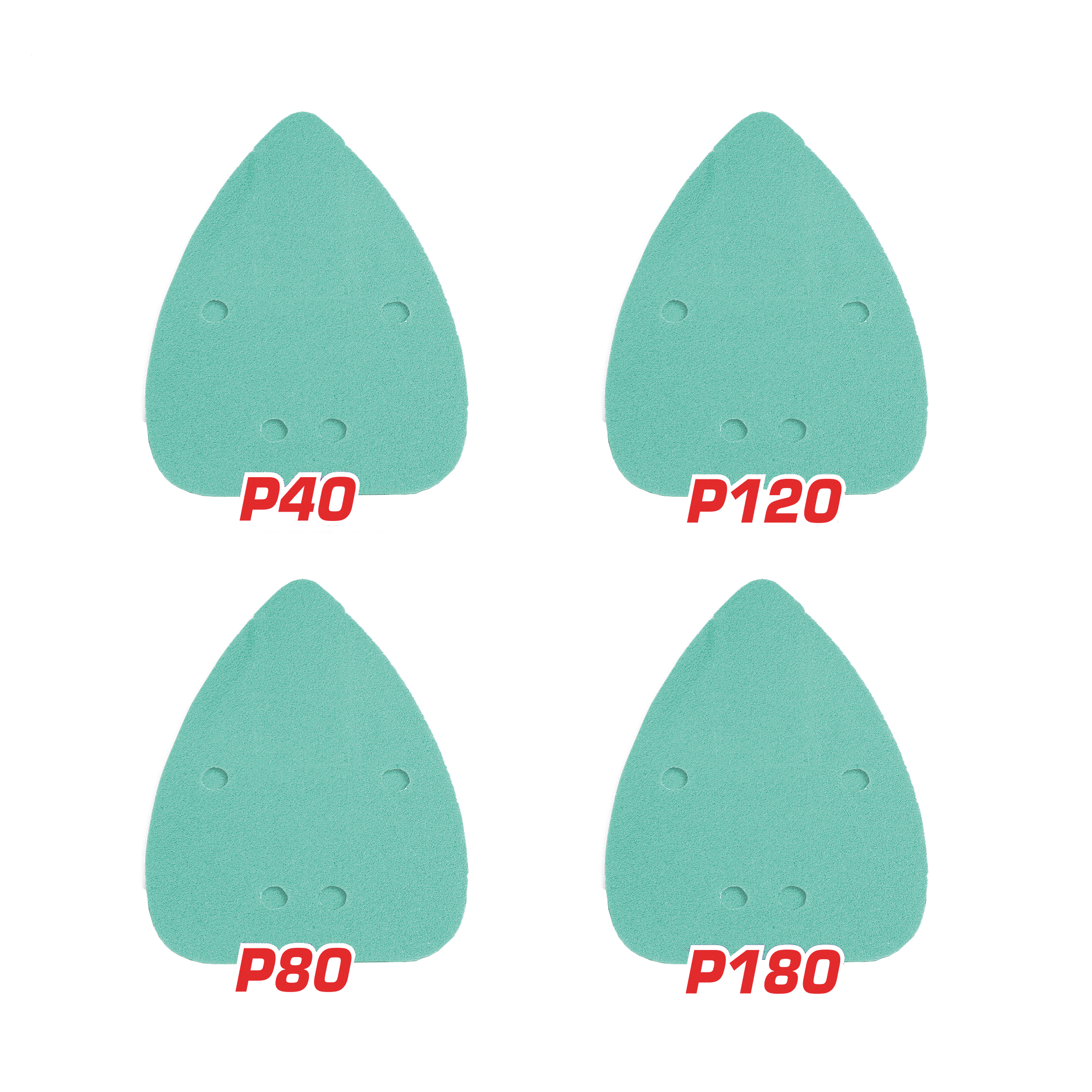 Juego de 50 hojas abrasivas para lijadora delta  TAC931331