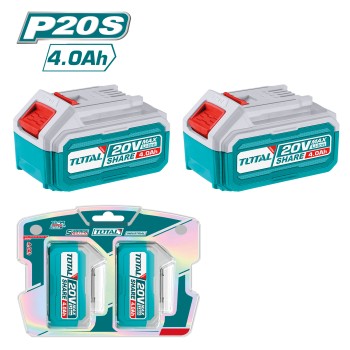 Juego de 2 baterías 4Ah TOSLI240312E | 20 V - 4 Ah