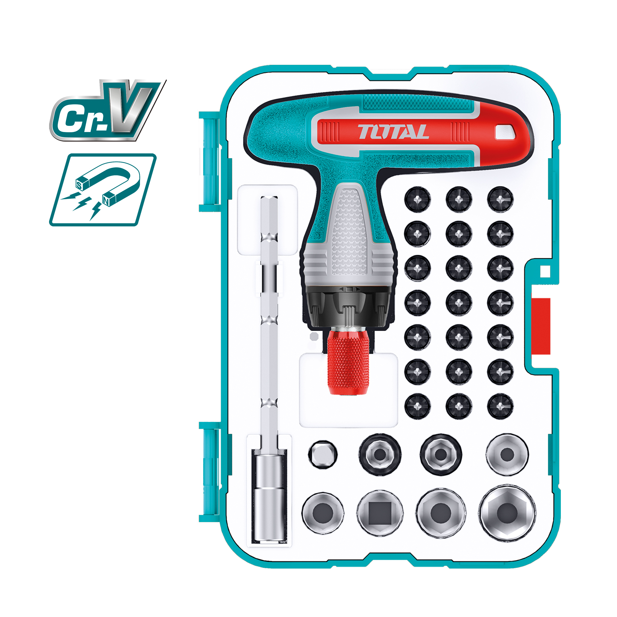 Juego de puntas llave T TACSD30316 | 31 Piezas