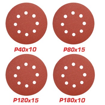 Juego de hojas abrasivas redondas TAC7312511 | Ø125 mm