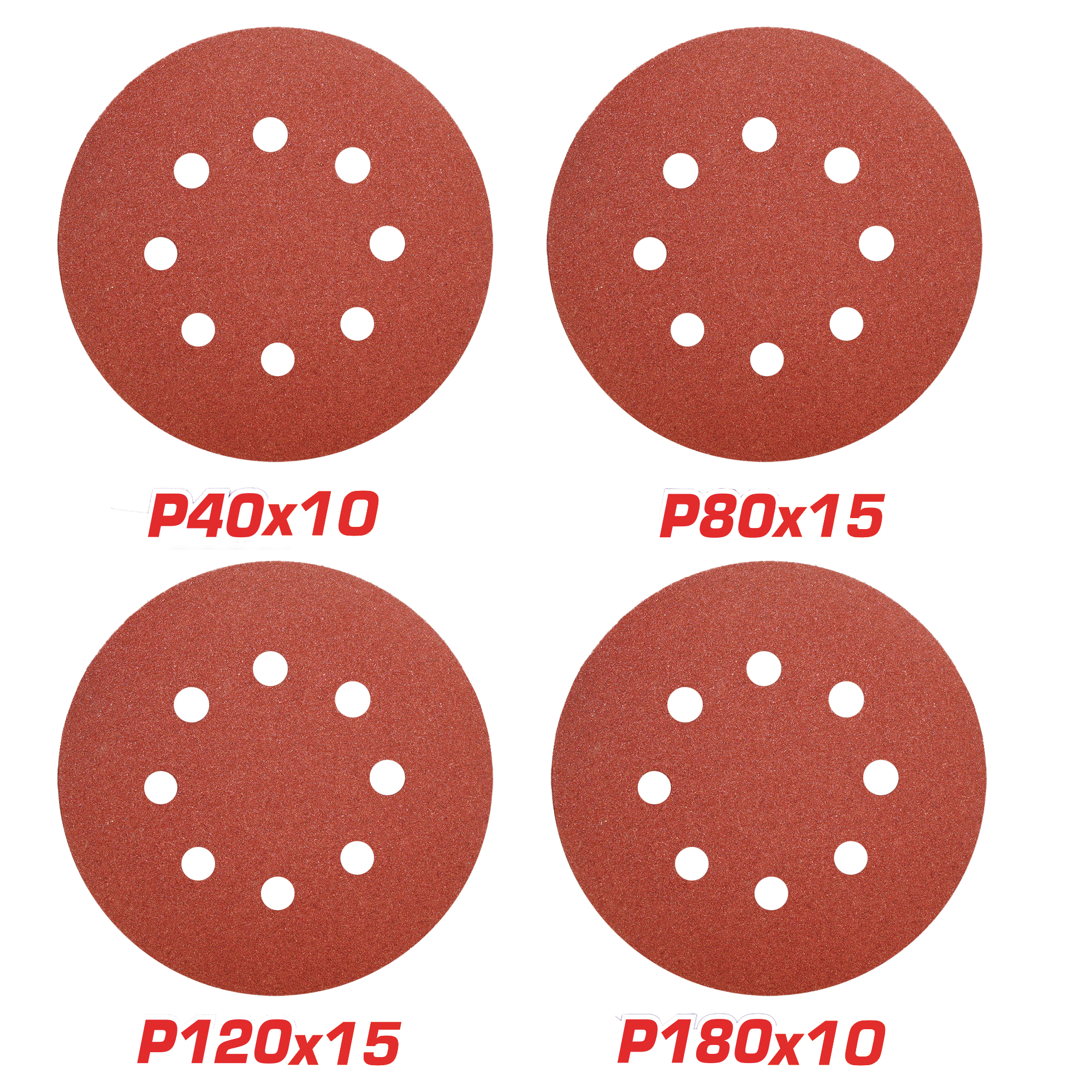 Juego de hojas abrasivas redondas TAC7312511 | Ø125 mm