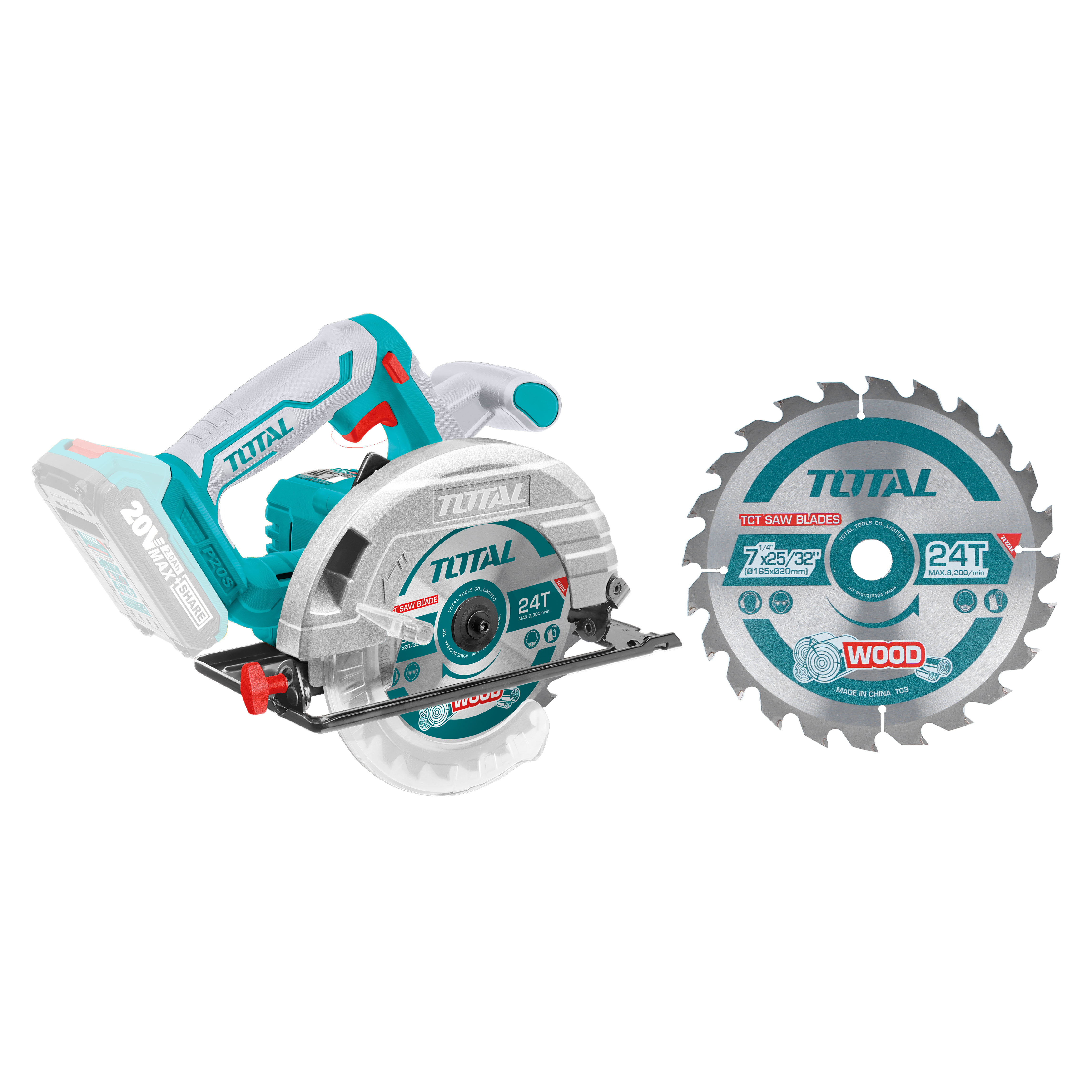 Sierra circular a batería TSLI1651 | 20 V