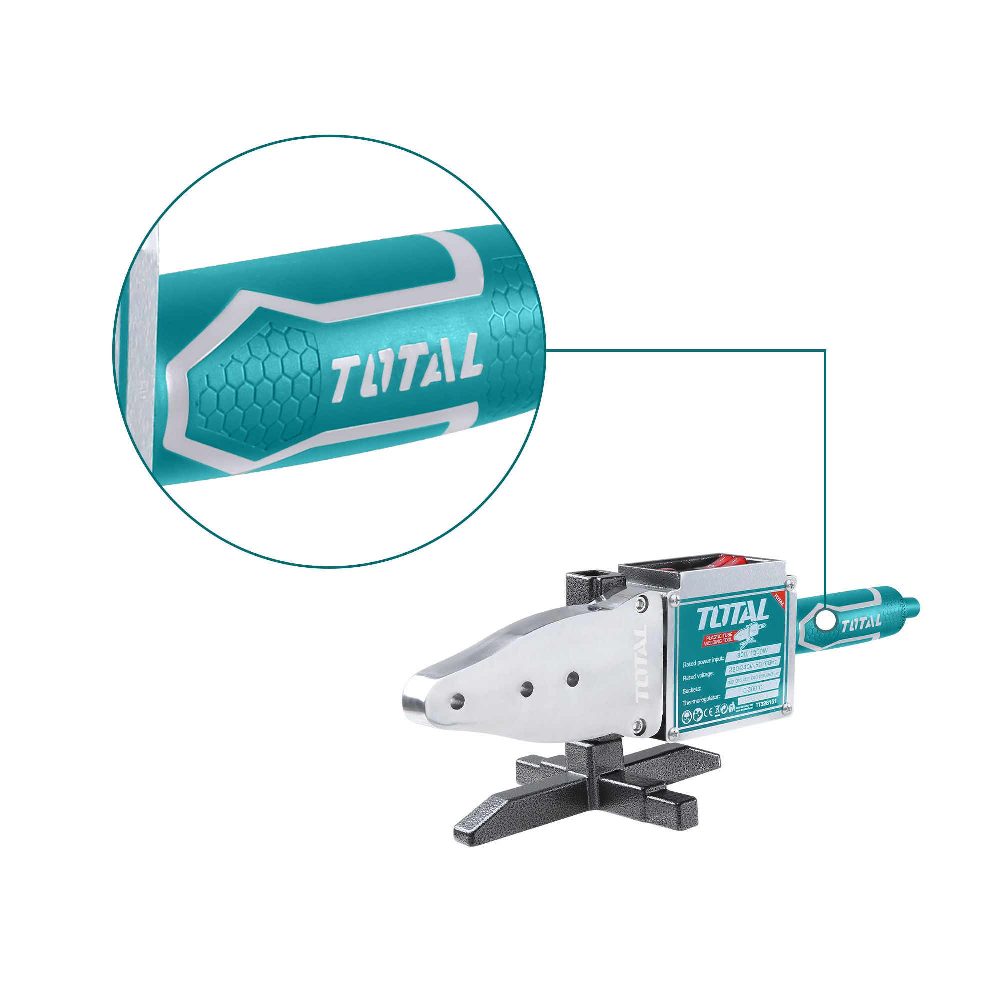 Aparato de termofusión para tubo TT328151 | 1500 W