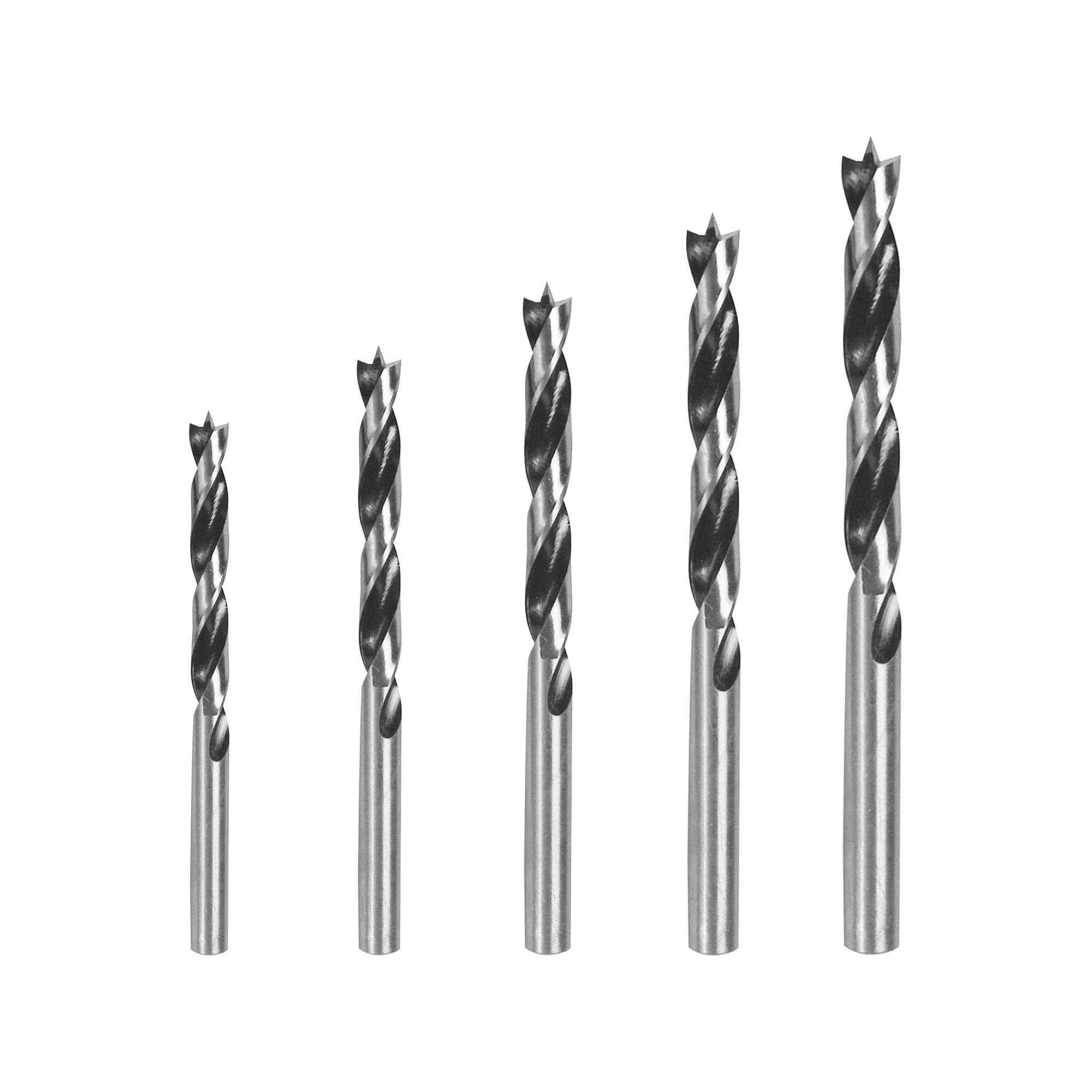 Juego de 5 brocas para madera TACSD7055 | HSS