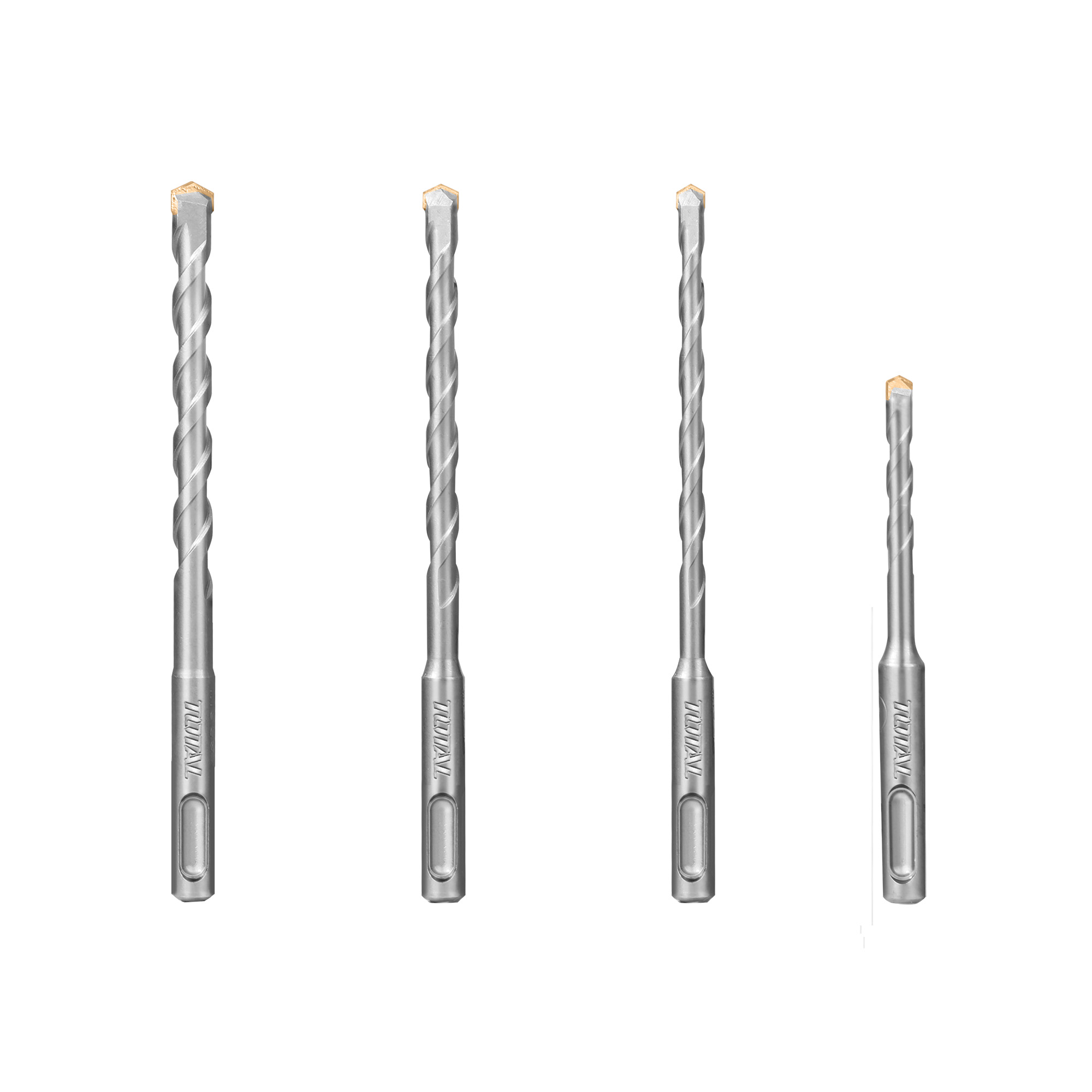 Juego de 4 brocas SDS Plus para hormigón TACSD1945 | HSS