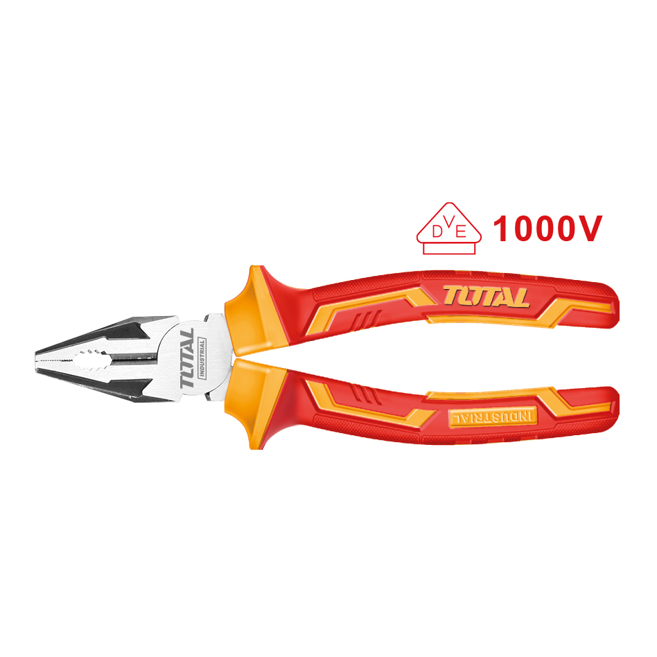 Alicate universal aislado THTIP21 | 180 mm | Cromo-vanadio (Cr-V)