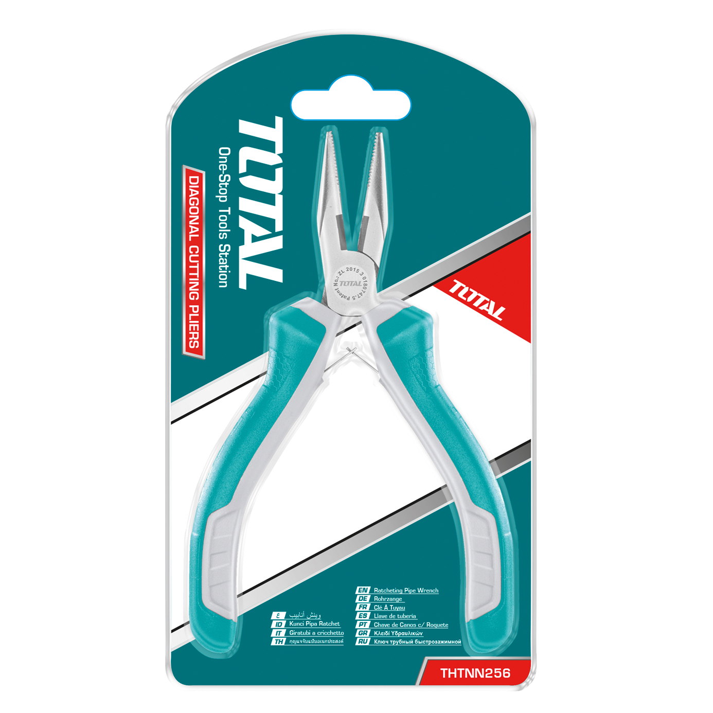 Alicate mini plano THTMN256 | 115 mm | Cromo-vanadio (Cr-V)