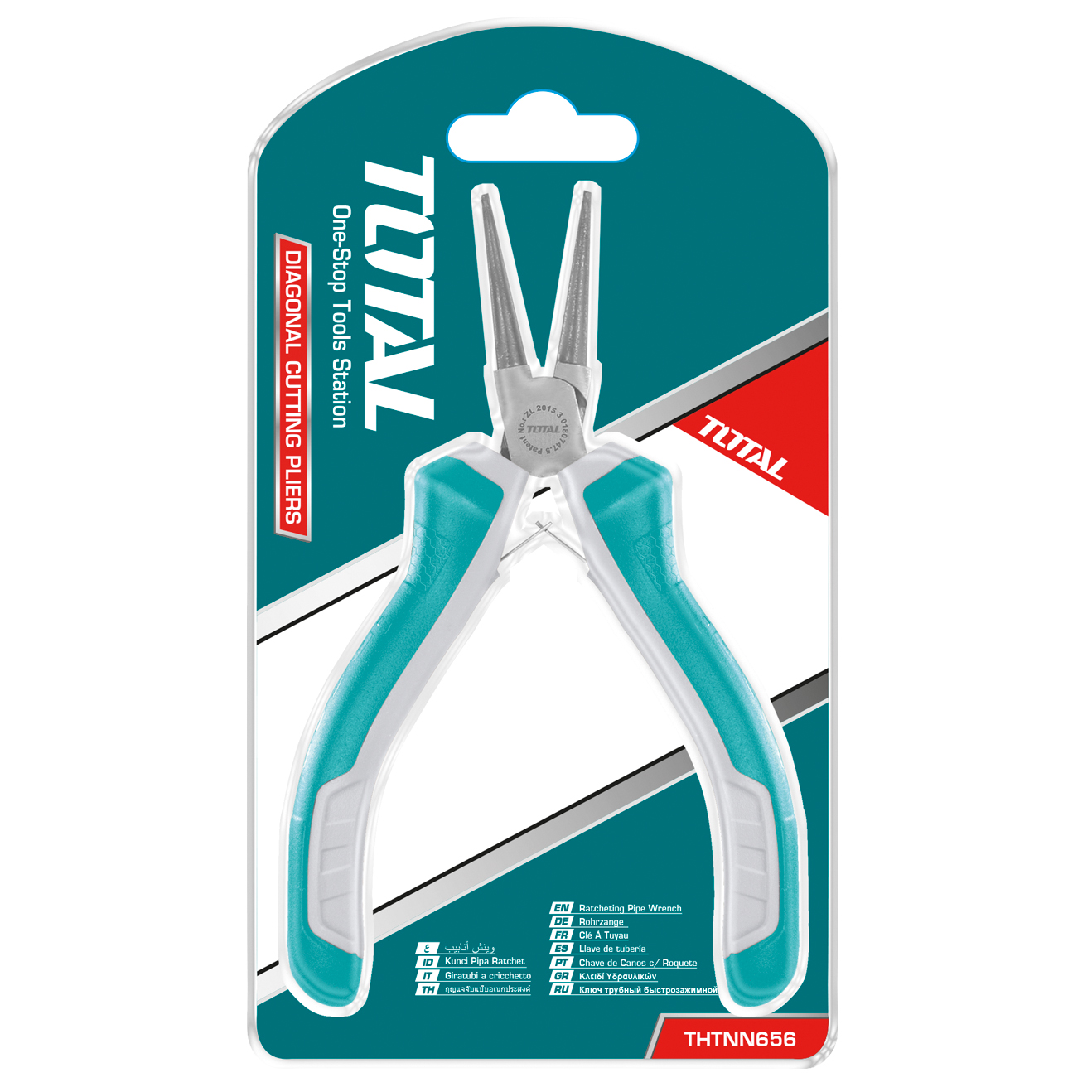 Alicate mini de puntas redondas THTMN656 | 115 mm | Cromo-vanadio (Cr-V)