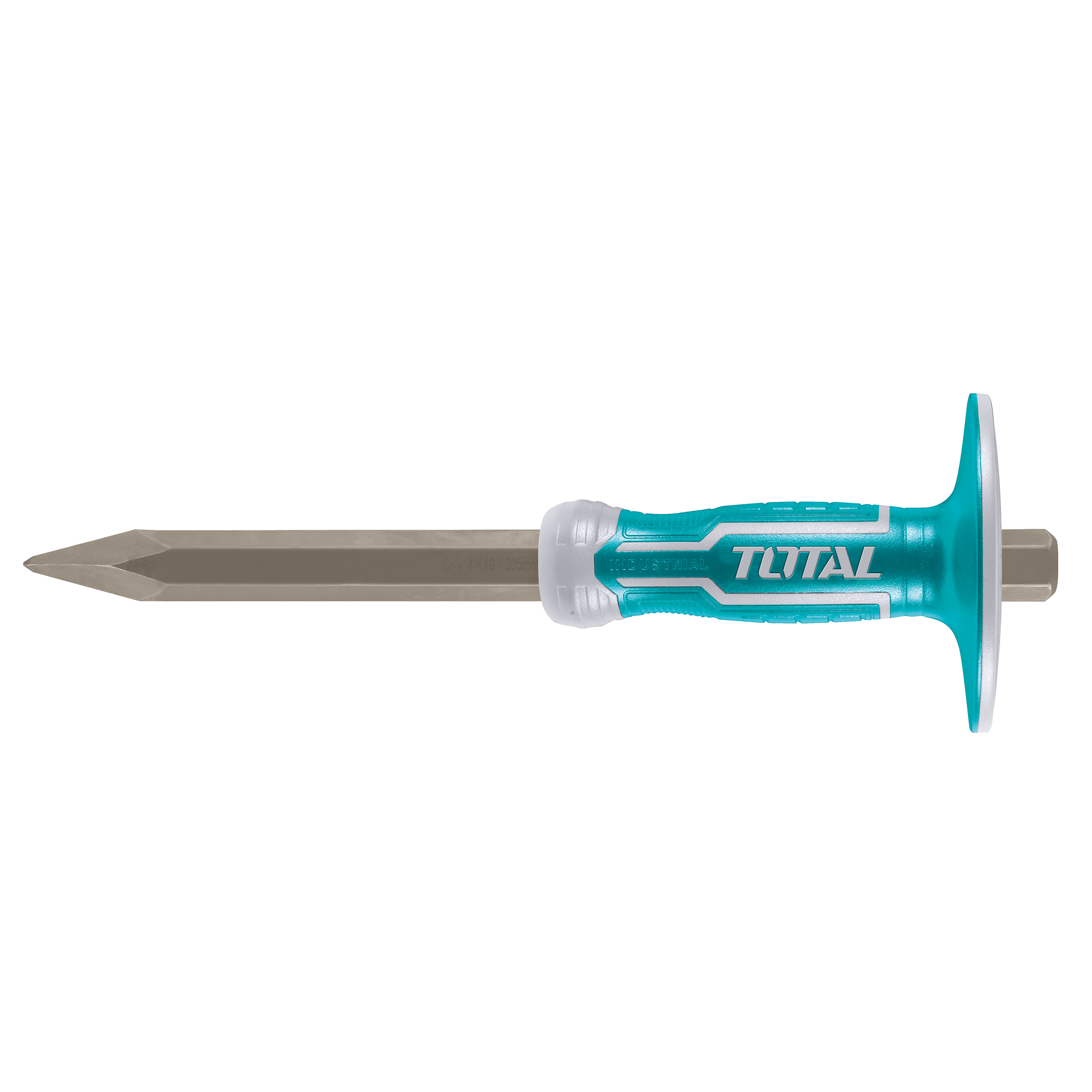 Cincel puntiagudo con protector THT442121 | 305 x 19 mm base