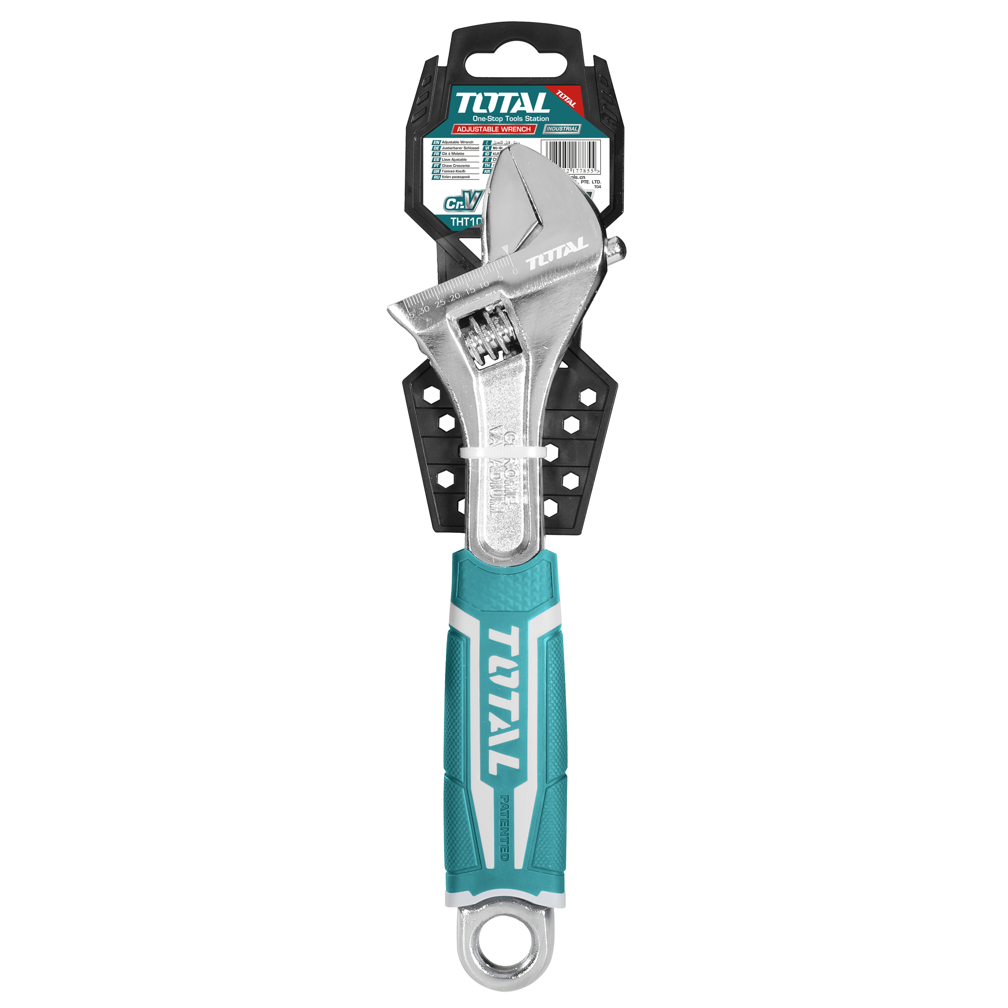 Llave inglesa THT101 | 150 mm/apertura 0-24 mm | Cromo-vanadio (Cr-V)
