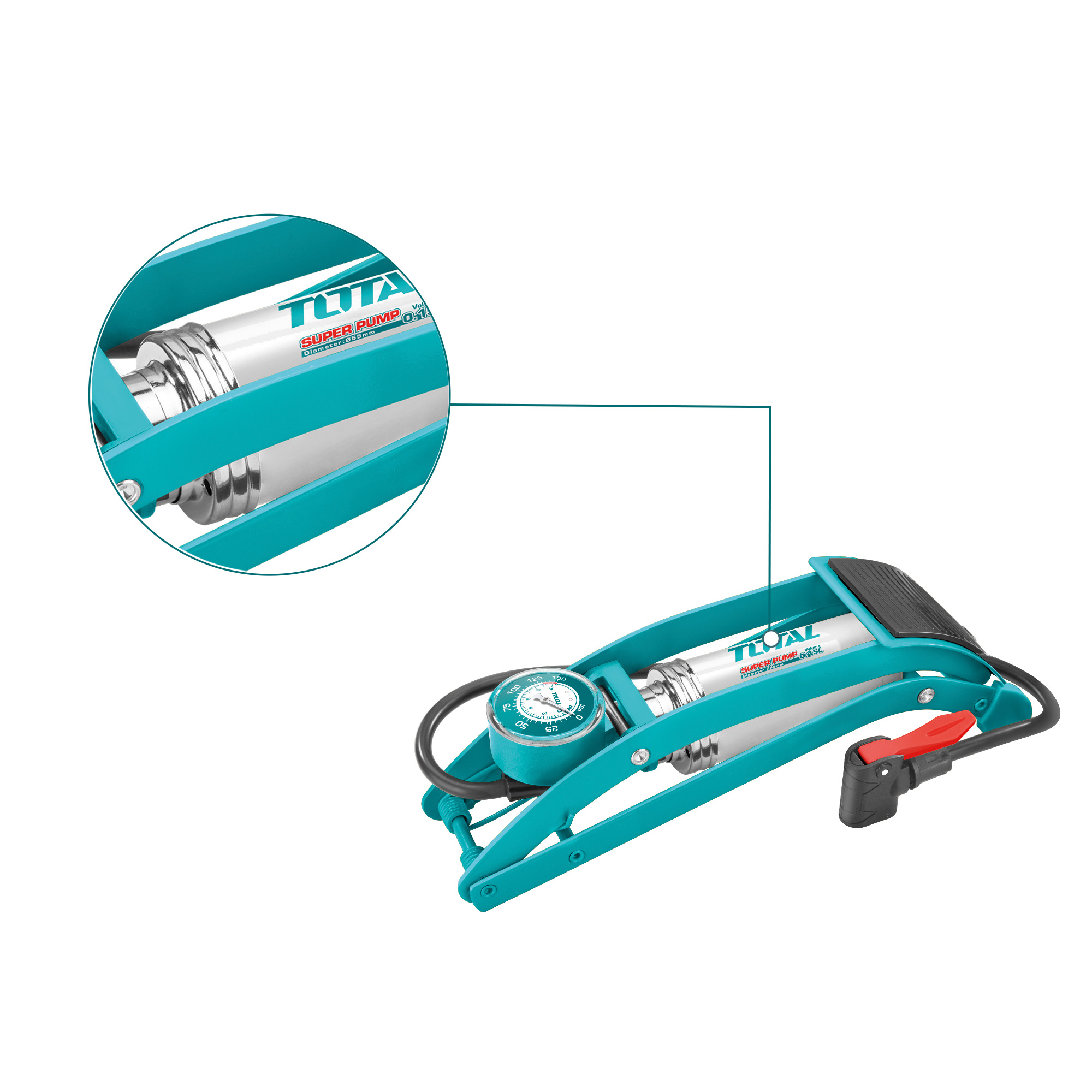 Inflador de pie TMPP5511