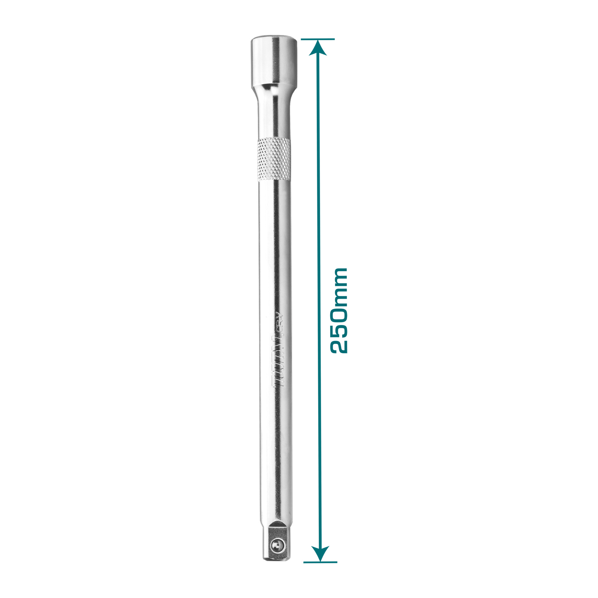 Alargador de barra cuadrada 1/2'' THEB12 | 250 mm | Cromo-vanadio (Cr-V)