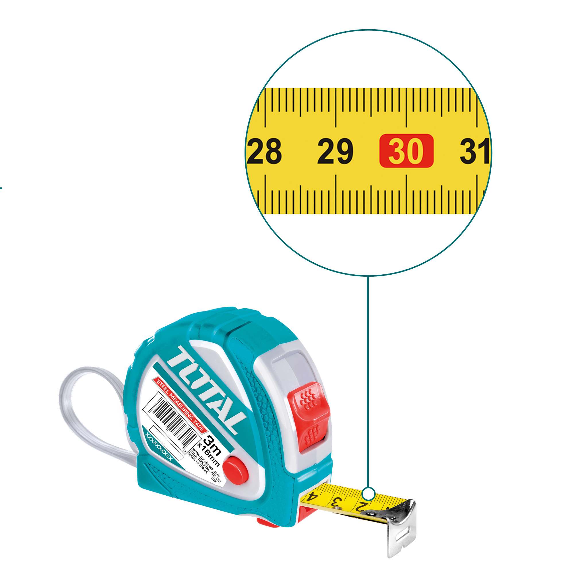 Flexómetro TMT1260 | 3 m x 16 mm