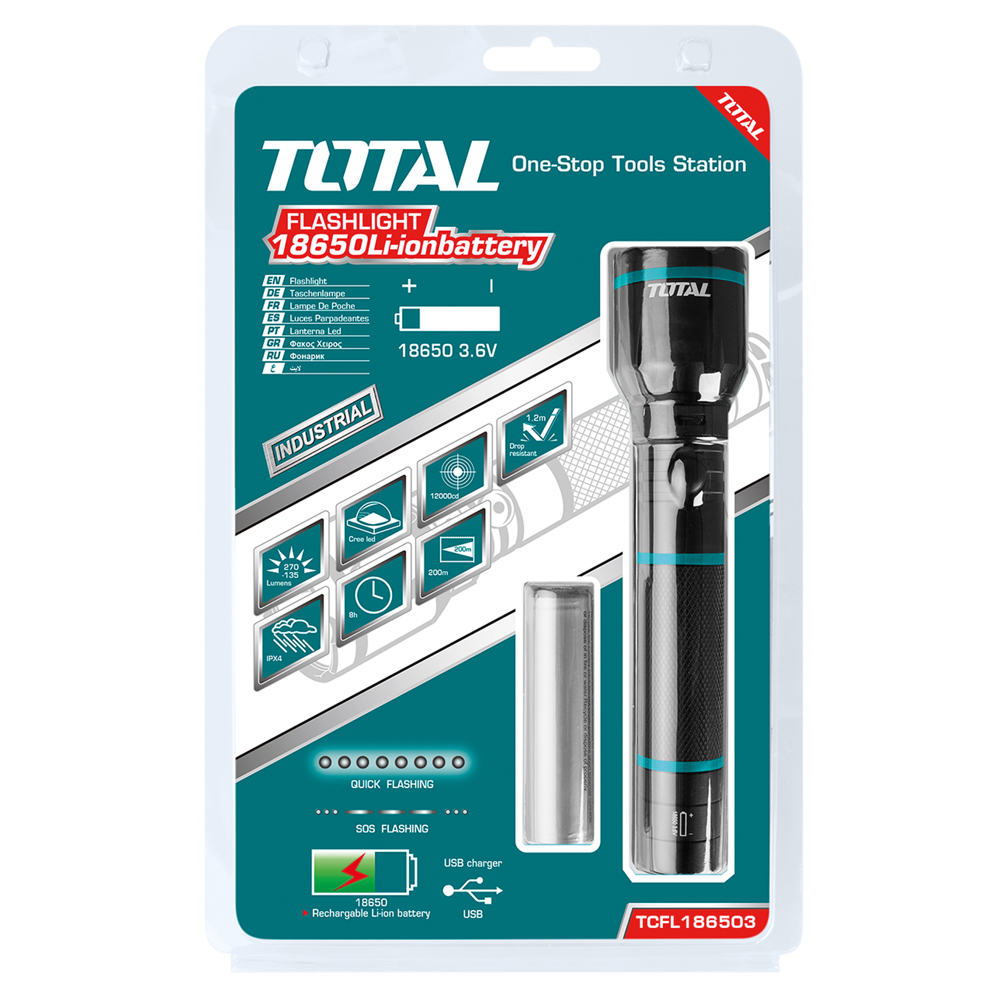 Linterna LED TCFL186503