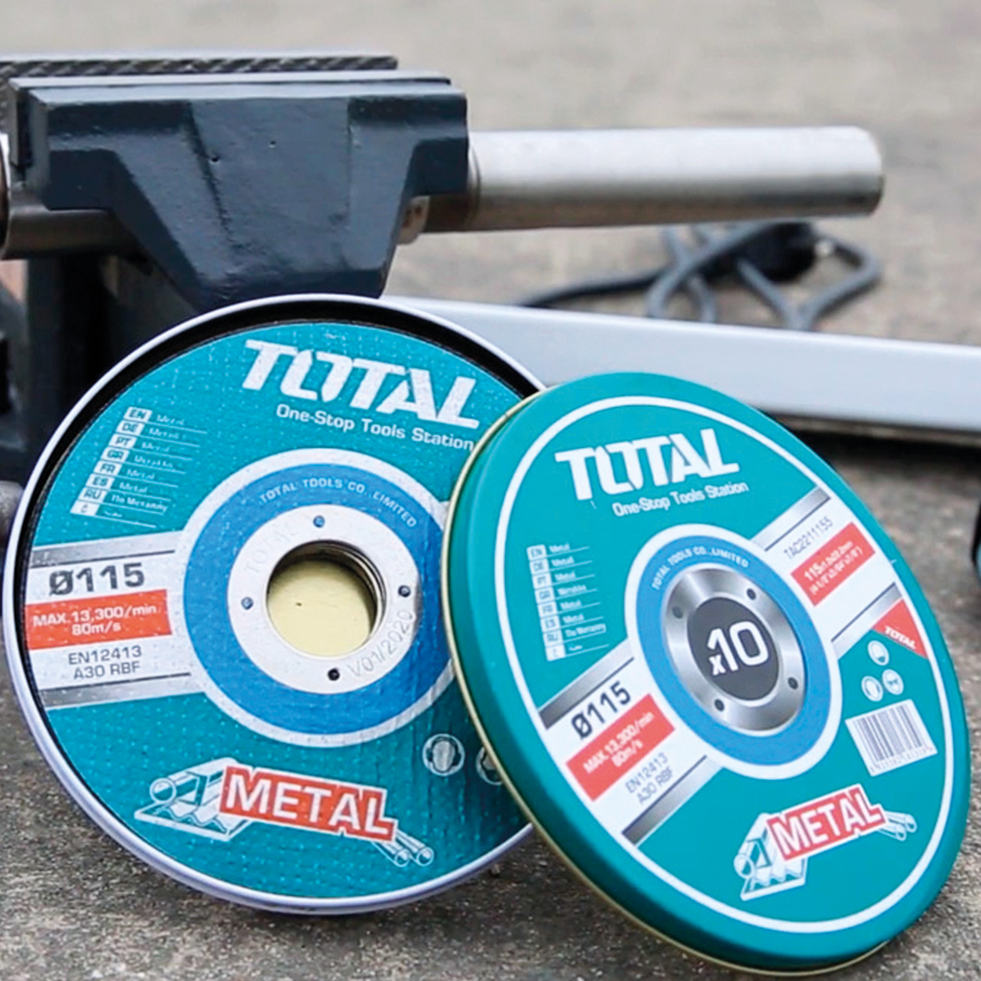 Box of 10 cutting discs TAC2211 | Ø115 mm