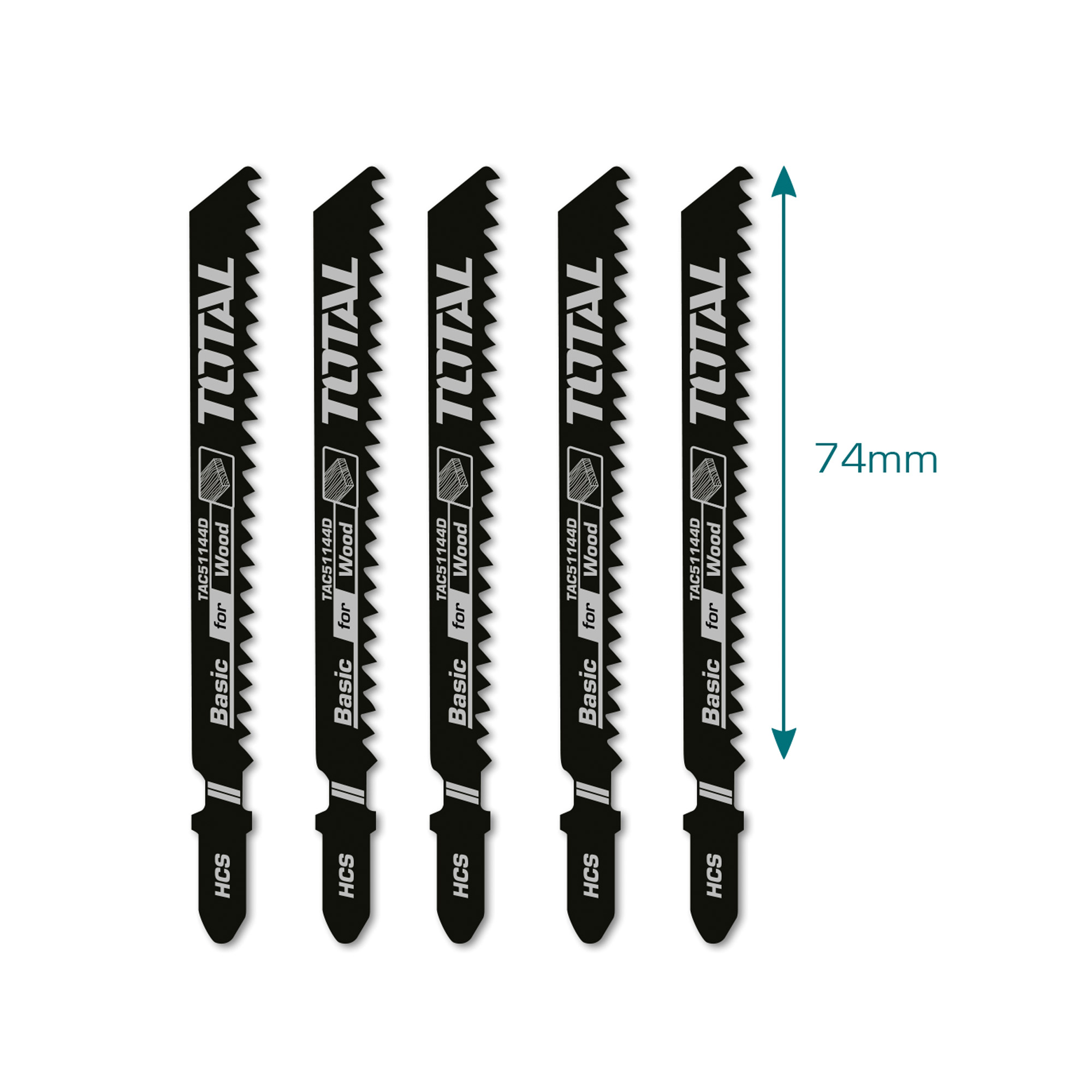 Hojas de sierra de calar TJSBT111C | 74 mm