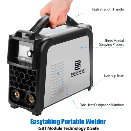 SOUDEXPERT - Equipo de soldadura Inverter MMA+TIG LIFT 200A