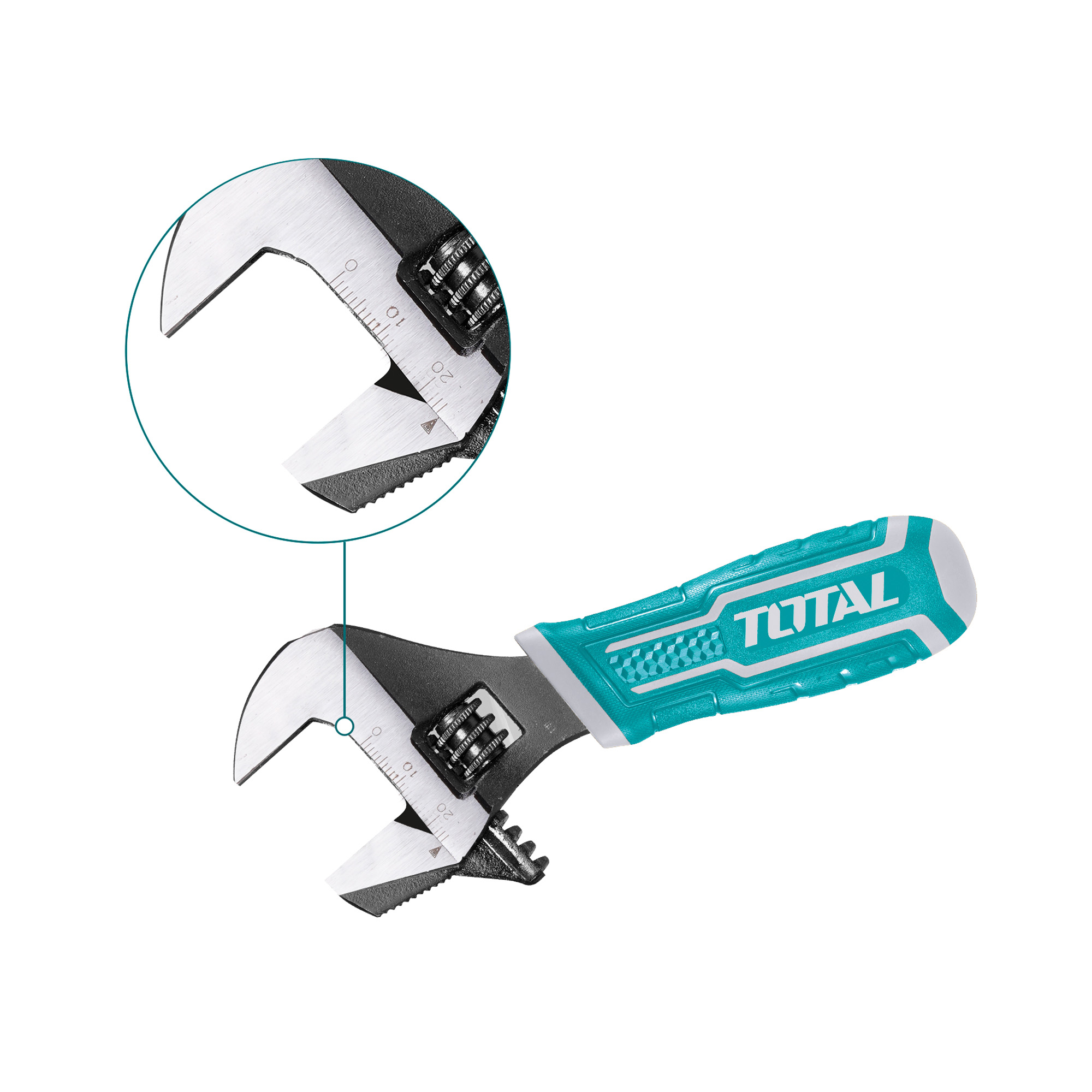 Llave inglesa mini con mordaza reversible THT1016S | 156 mm