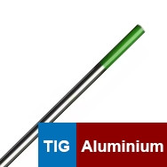 Electrodo de Tungsteno para soldadura TIG de aluminio