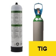 Botella de gas de soldadura TIG