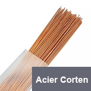 Metal de aportación acero Corten