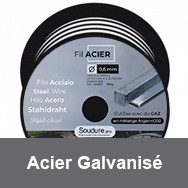 Bobina de hilo de acero galvanizado