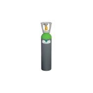 Botella de gas Argón + O2